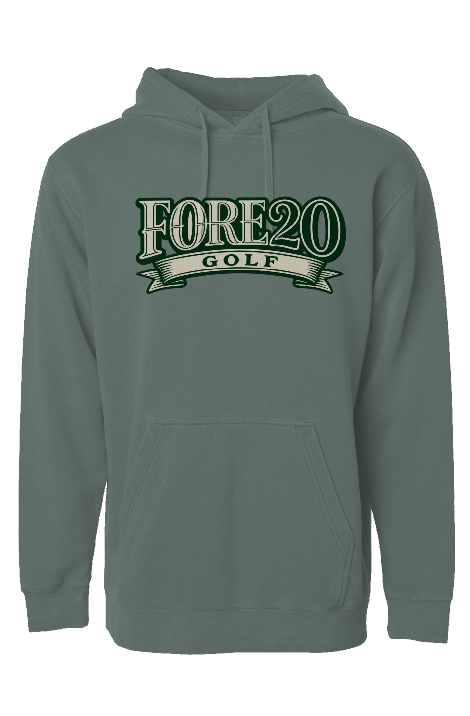 Pigment Dyed Hoodie Fore20 Golf