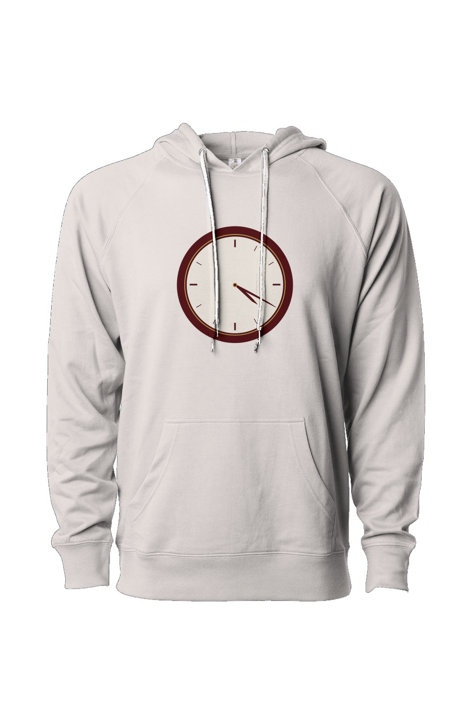 Icon Loopback Terry Hooded Sweatshirt Clock Logo