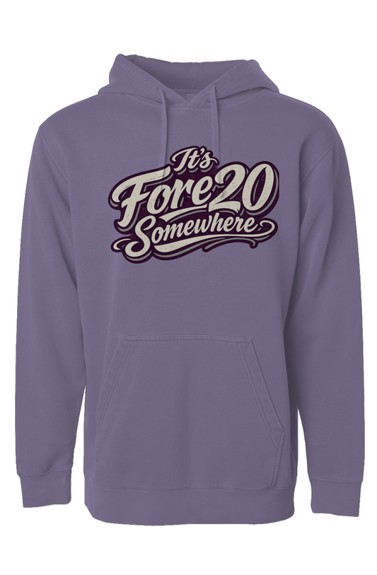 Pigment Dyed Hoodie it's fore20 somewhere