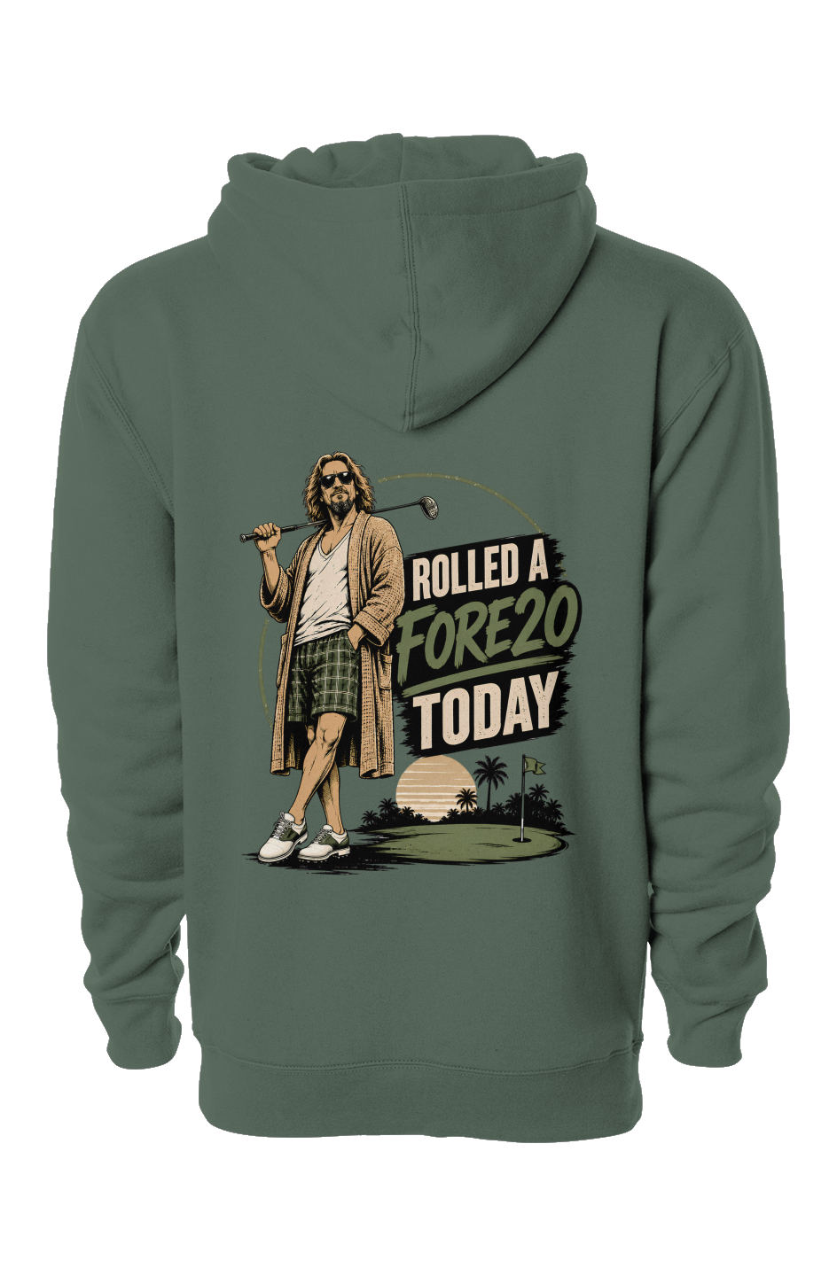 heavyweight hoodie Rolled a Fore20