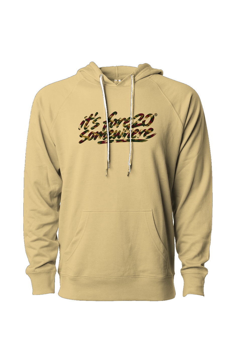 Icon Loopback Terry Hooded Sweatshirt IT'S FORE20 SOMEWHERE