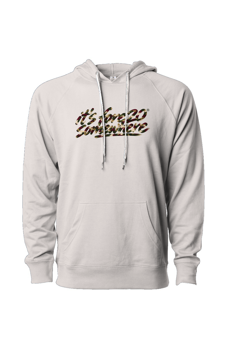 Icon Loopback Terry Hooded Sweatshirt ITS FORE20 SOMEWHERE
