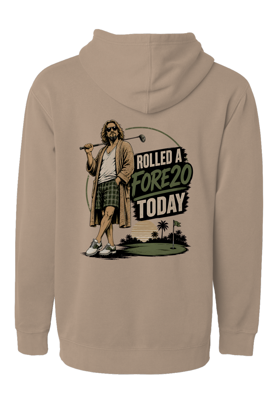 Independent Pigment Dyed Hoodie Rolled a Fore20