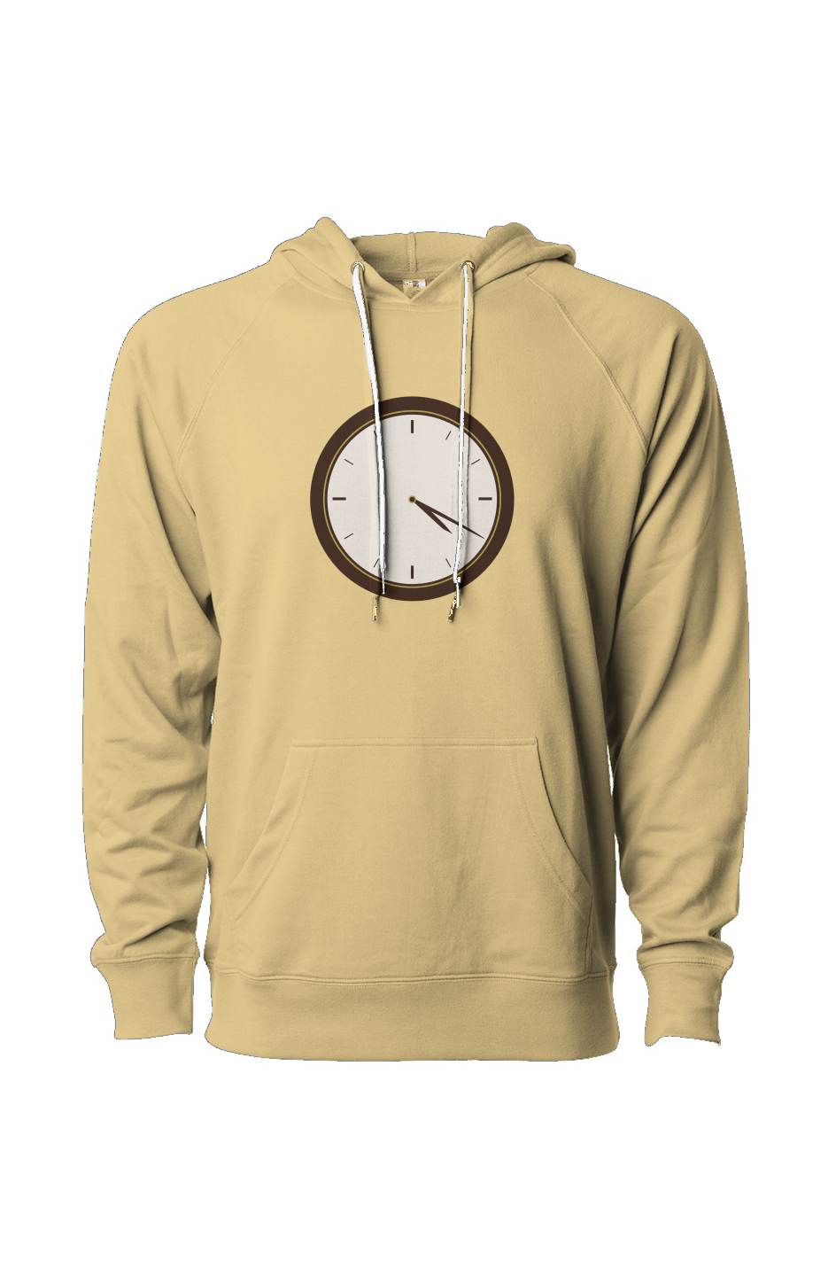 Icon Loopback Terry Hooded Sweatshirt Clock Logo