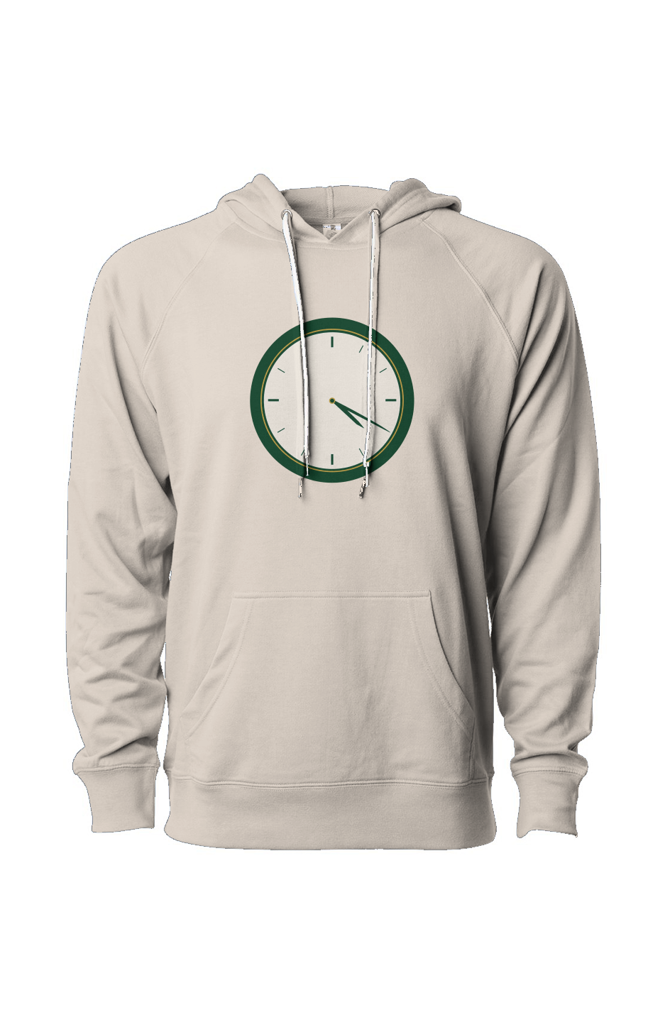 Icon Loopback Terry Hooded Sweatshirt Clock Logo