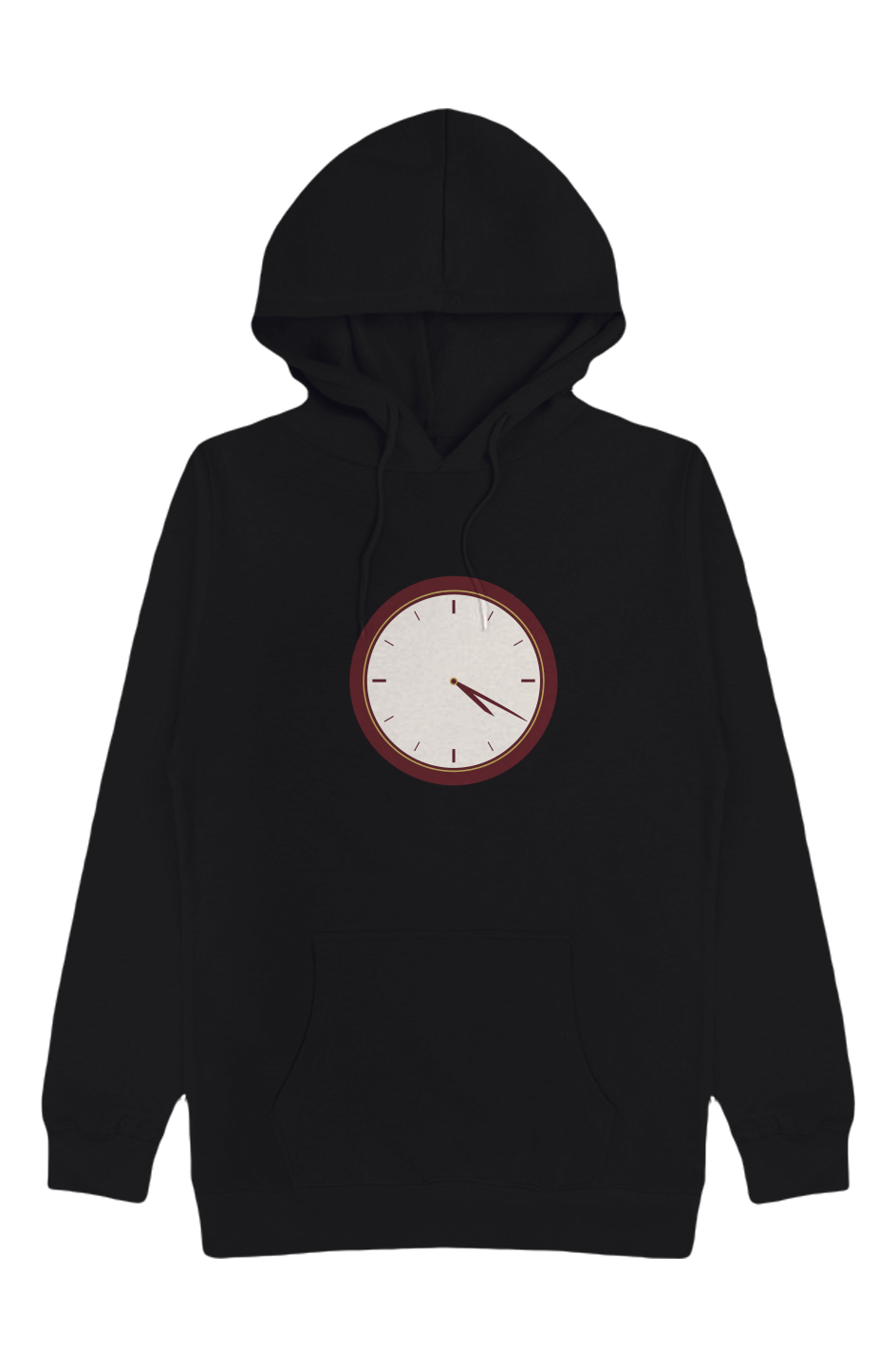 Lightweight Pullover Hoodie Clock