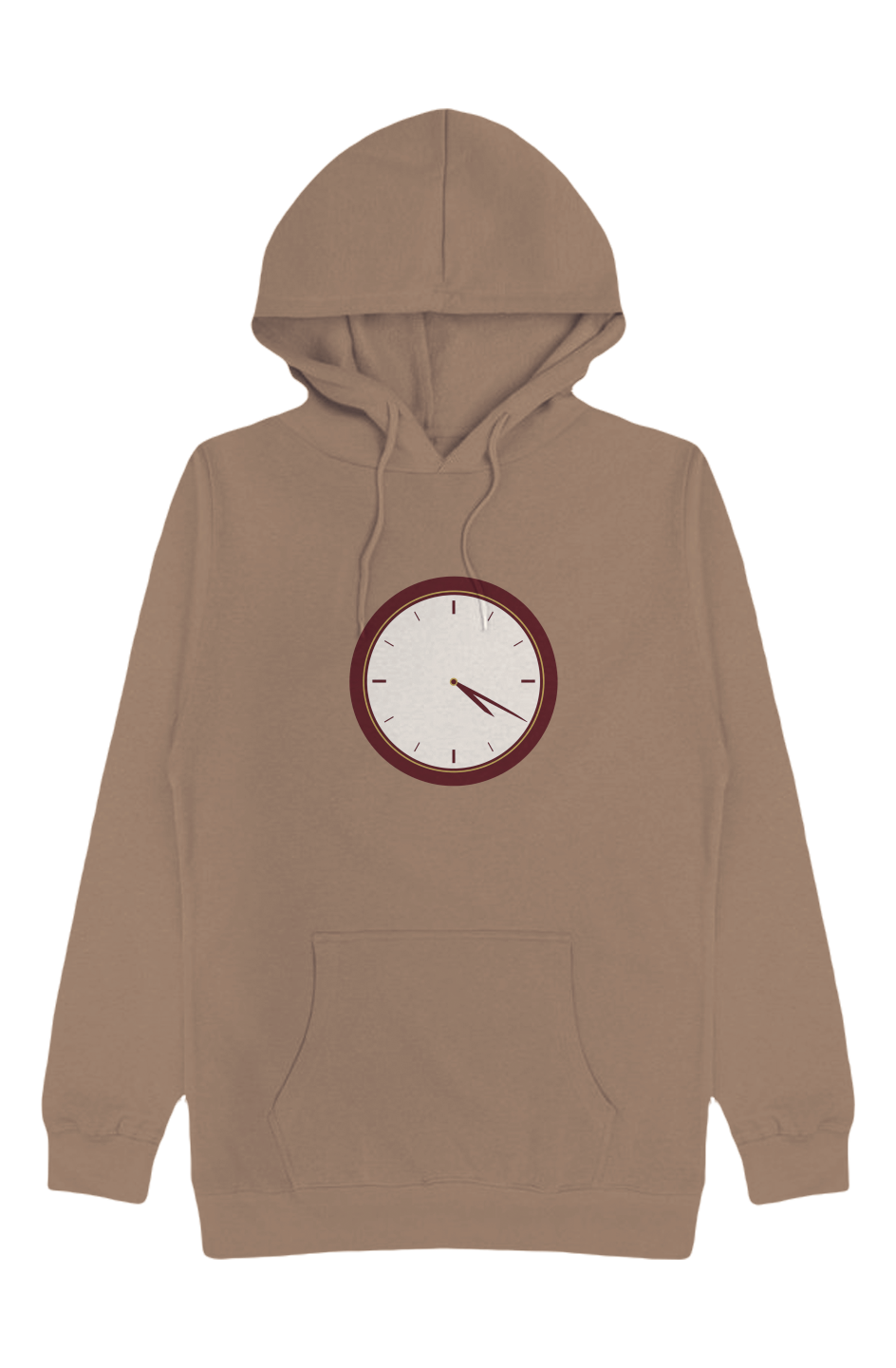 Lightweight Pullover Hoodie Clock