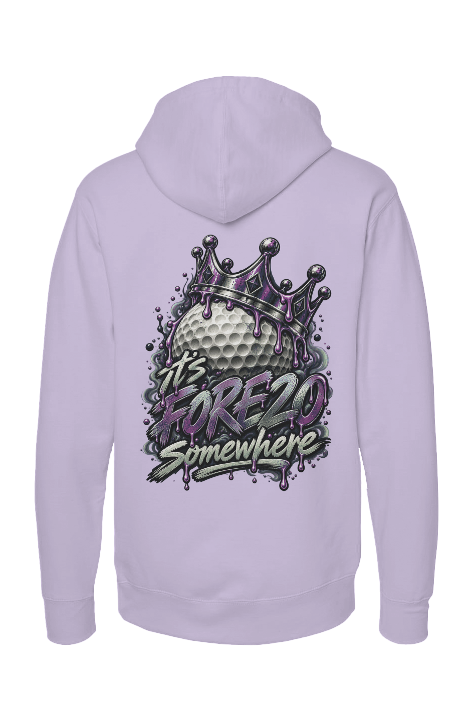 independent pullover hoody crown purple