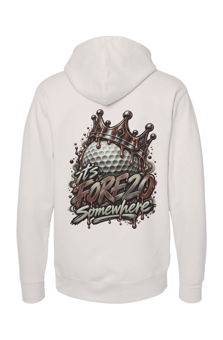 independent pullover hoody crown brown