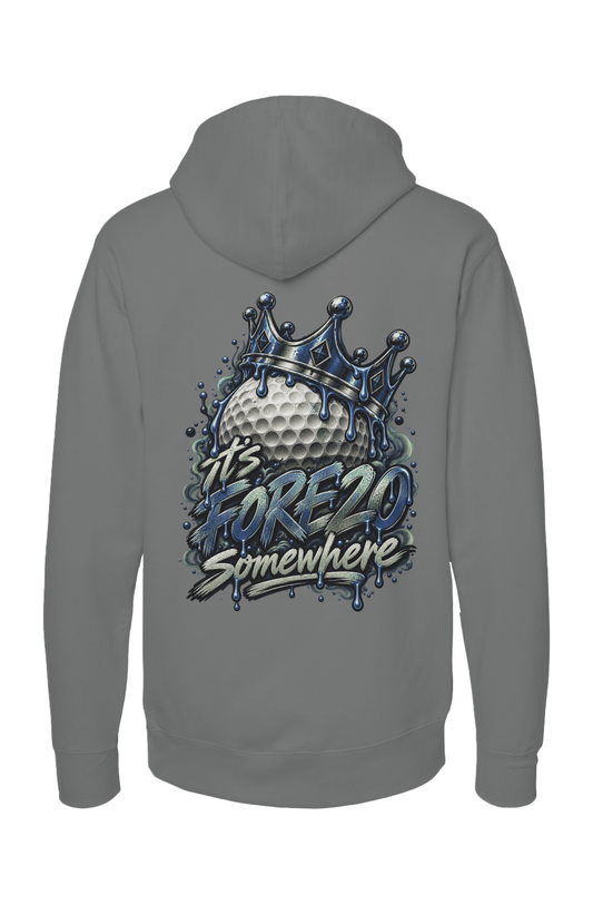 independent pullover hoody crown Blue