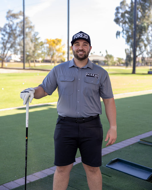 GREASE MONKEY GRAY Fore20 Golf Apparel