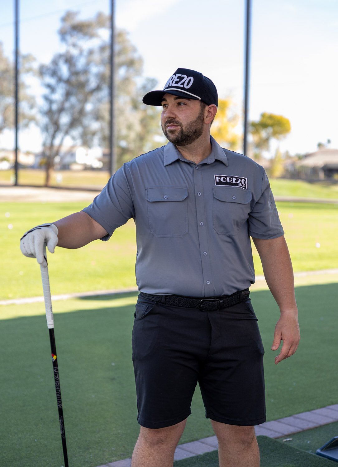GREASE MONKEY GRAY Fore20 Golf Apparel