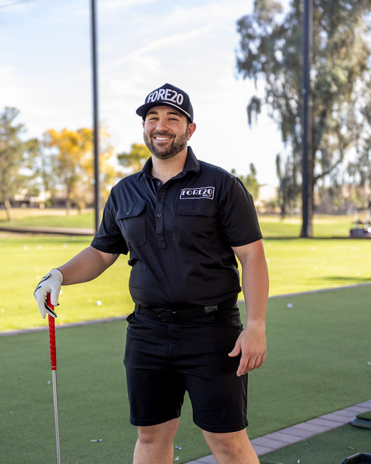 GREASE MONKEY BLACK Fore20 Golf Apparel