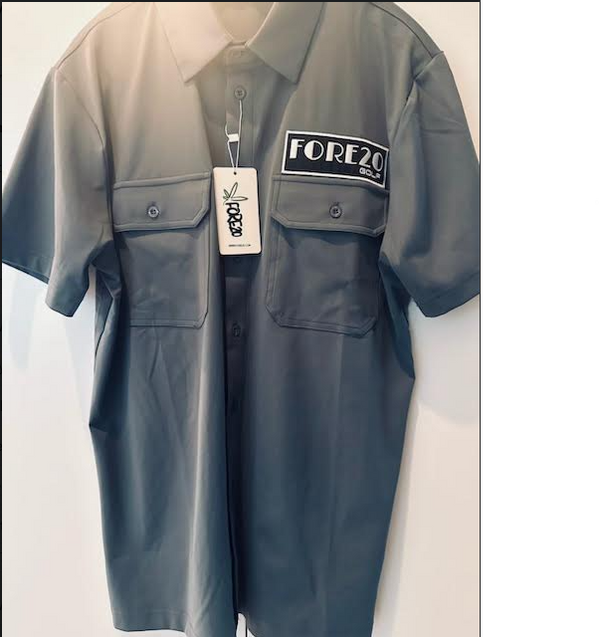 GREASE MONKEY GRAY Fore20 Golf Apparel