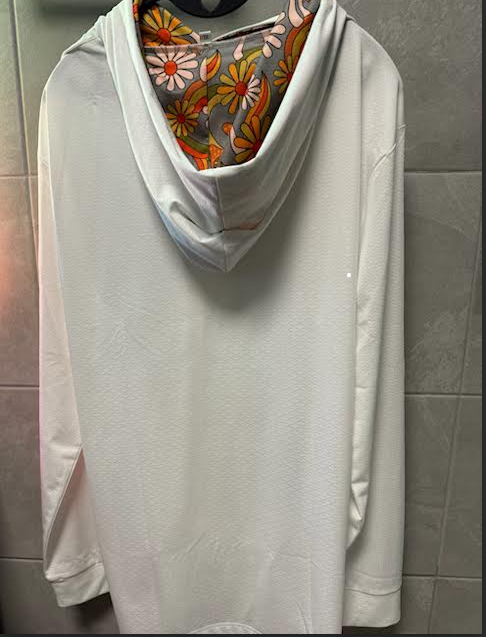 Men White Golden Teacher Hoodie Fore20 Golf Apparel