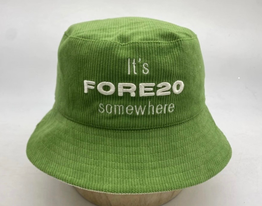 It’s FORE20 Somewhere – Green Reversible Bucket Hat