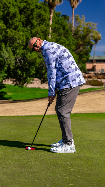 PURPLE OPS QUARTER ZIP Fore20 Golf Apparel